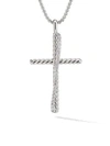 DAVID YURMAN Crossover XL Cross Necklace with Diamonds