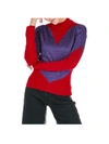 Gcds Big Heart Wool Sweater In Red