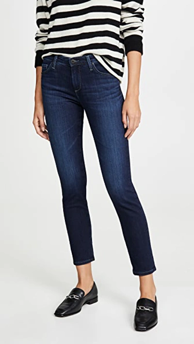 Ag Legging Ankle Mid-rise Skinny Jeans In Concord