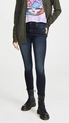 MOTHER HIGH WAISTED LOOKER ANKLE FRAY JEANS