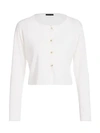 FABIANA FILIPPI Cropped Cashmere & Silk Cardigan