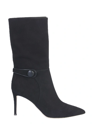 Giuseppe Zanotti Womens Black Suede Boots