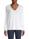 Rag & Bone Textured Long-sleeve Top In White