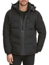 Andrew Marc Huxley Removable Hood Jacket In Black