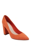 Marc Fisher Gildy Suede Pointed Toe Pump In Orasu