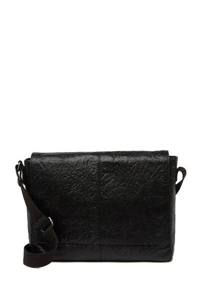 Frye Leather Messenger Bag In Black
