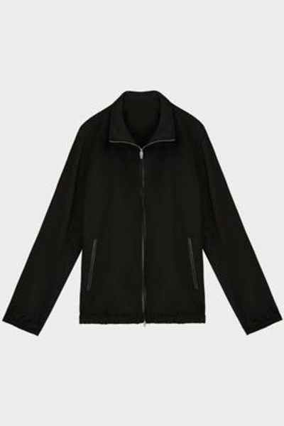 The Row Leo Double-zip Wool-blend Jacket In Black
