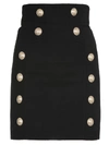 BALMAIN BUTTONED SKIRT,11133264