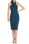 Rachel Rachel Roy Harland Halter Dress In Blue Juniper