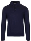 ERMENEGILDO ZEGNA ERMENEGILDO ZEGNA LONG SLEEVE POLO SHIRT