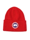 CANADA GOOSE CANADA GOOSE LOGO PATCH BEANIE