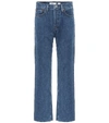 RE/DONE Stove Pipe high-rise straight jeans,P00434919
