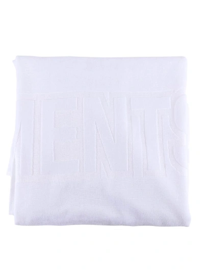 Vetements Beach Towel In White