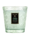 Voluspa White Cypress Boxed 2 Wick Glass Candle In White Cypress