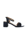 ASH REMIX GLITTER NAVY SANDAL,11134777