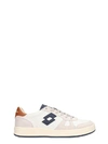 LOTTO LEGGENDA SIGNATURE SNEAKERS IN WHITE SUEDE AND LEATHER,11134076