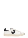 LOTTO LEGGENDA AUTOGRAPH trainers IN WHITE LEATHER,11134073