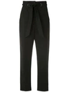 ANDREA MARQUES EYELETS CLOCHARD TROUSERS