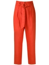 ANDREA MARQUES PLEATED CLOCHARD TROUSERS