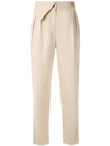 ANDREA MARQUES FLAP WAISTBAND TROUSERS