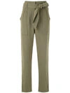 ANDREA MARQUES SIDE POCKETS CLOCHARD TROUSERS