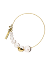 TASAKI 18KT YELLOW GOLD M/G TASAKI SHELL BRACELET