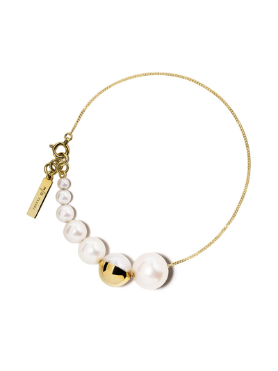 Tasaki 18kt Yellow Gold Shell Bracelet