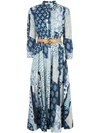 OSCAR DE LA RENTA WOODBLOCK DRESS