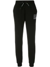 ARMANI EXCHANGE LOGO PATCH TRACK trousers