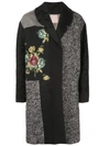 ANTONIO MARRAS PATCHWORK JACQUARD COAT