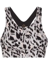 VARLEY BASSETT CHEETAH-PRINT SPORTS BRA