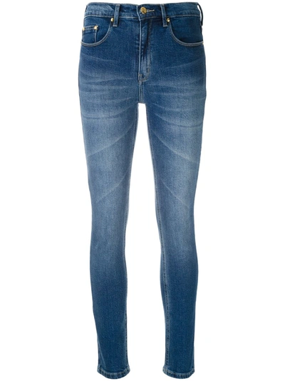 Amapô Rocker Sueli Skinny Jeans In Blue