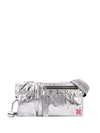 OFF-WHITE METALLIC BELT BAG