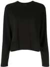 Atm Anthony Thomas Melillo Classic Jersey Long Sleeve Boy Tee In Black