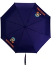 MOSCHINO FOOTBALL-THEMED TEDDY MOTIF UMBRELLA