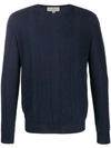 CANALI CABLE KNIT JUMPER