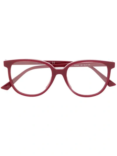Bottega Veneta 方框眼镜 In Red