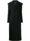 DOLCE & GABBANA OVERSIZED LAPEL LONG COAT