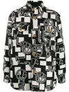 VERSACE GV MOTIF SHIRT JACKET