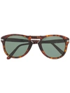 Persol Tortoiseshell Frame Sunglasses In Brown