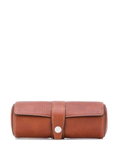 Brunello Cucinelli Watch Roll In Brown
