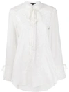 ANN DEMEULEMEESTER EMBROIDERED FLORAL BLOUSE