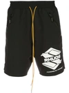 RHUDE RHUDE SWIM SHORT BLK