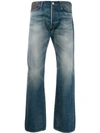 JUNYA WATANABE PATCH DETAIL STRAIGHT JEANS