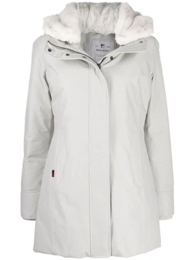 Woolrich 'boulder' Parka In White