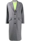 HARRIS WHARF LONDON OVERSIZED SINGLE-BREASTED COAT