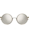 LINDA FARROW ROUND-FRAME SUNGLASSES