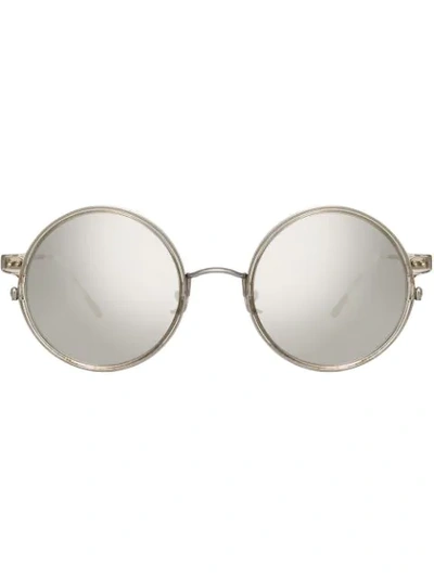 Linda Farrow Round-frame Sunglasses In Grey