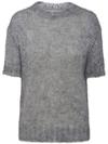 PRADA sheer short-sleeved jumper