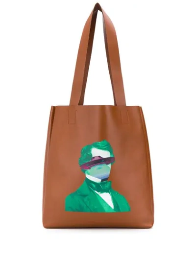 Valentino Garavani Garavani Graphic Print Tote Bag In Selleria